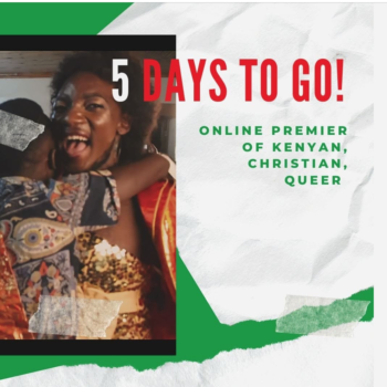 Premiere of Kenyan Christian Queer: 5 Days To Go! poster.