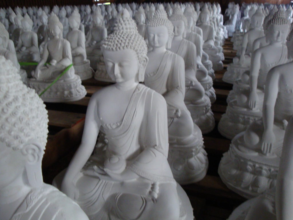 White Buddhas