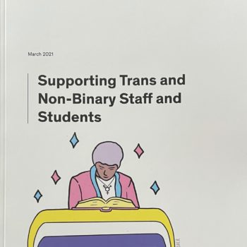 Cover image for 'Supporting Trans and Non-Binary Staff and Students